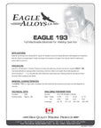 Eagle 193 Applications, Procedure, general characteristics