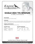 EAGLE 204 TIN BRONZE AC Welding Tin Bronze Electrode PDF