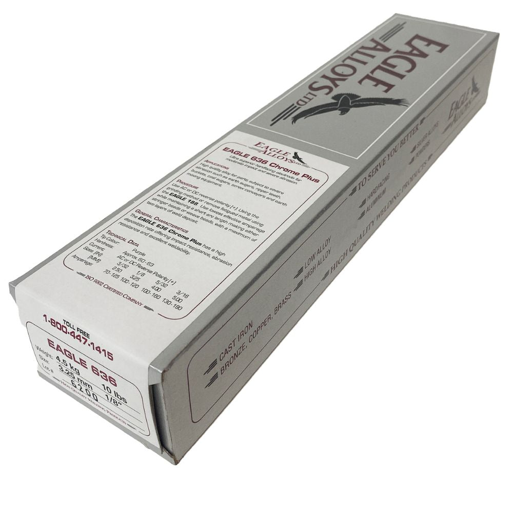 Box of Eagle 636 Chrome Plus with branding and product details on a white background