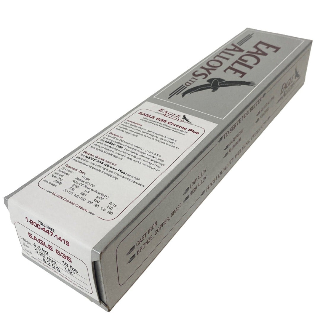 EAGLE 636 Ultra Superior Hardfacing Electrode For Moderate Impact And Severe Abrasion