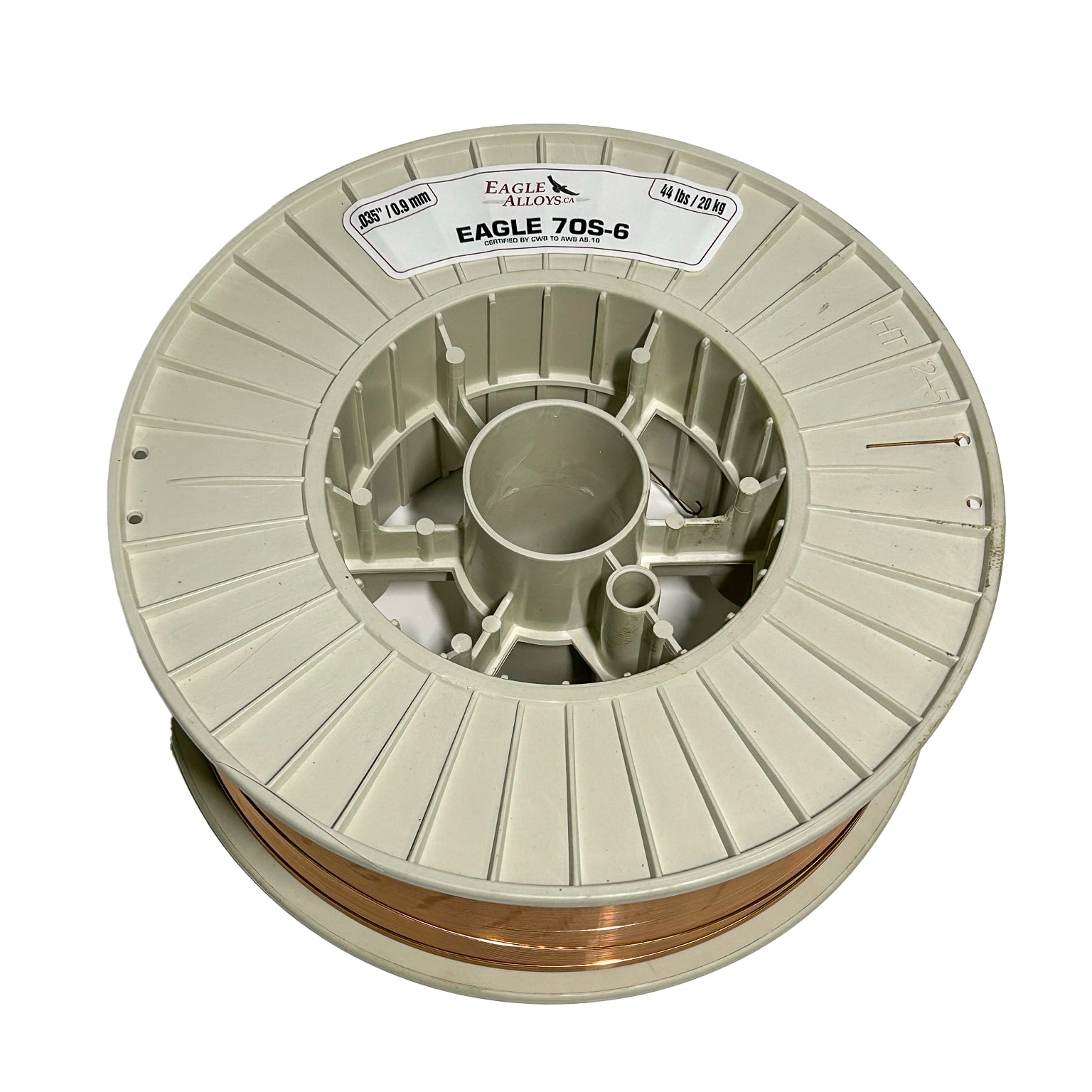 EAGLE E70S-6 Copper Coated Gas Shielded All Position Wire For Joining Low Carbon Steel.